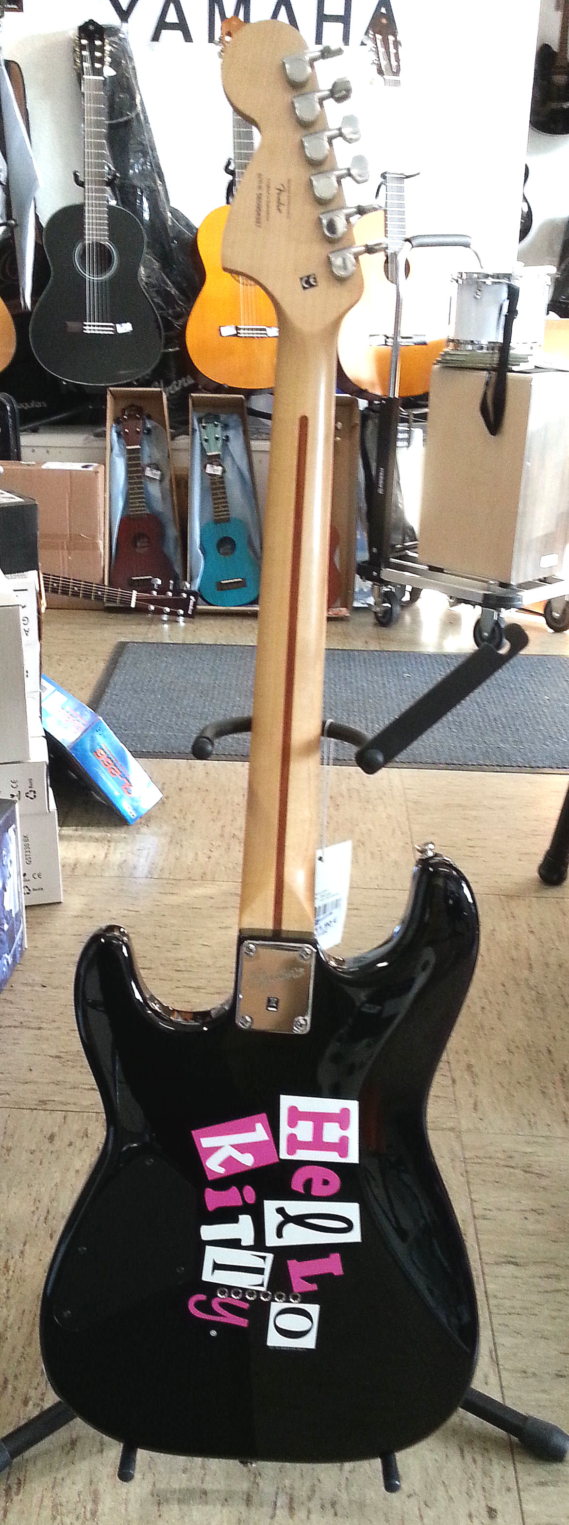 Strat Hello Kitty back